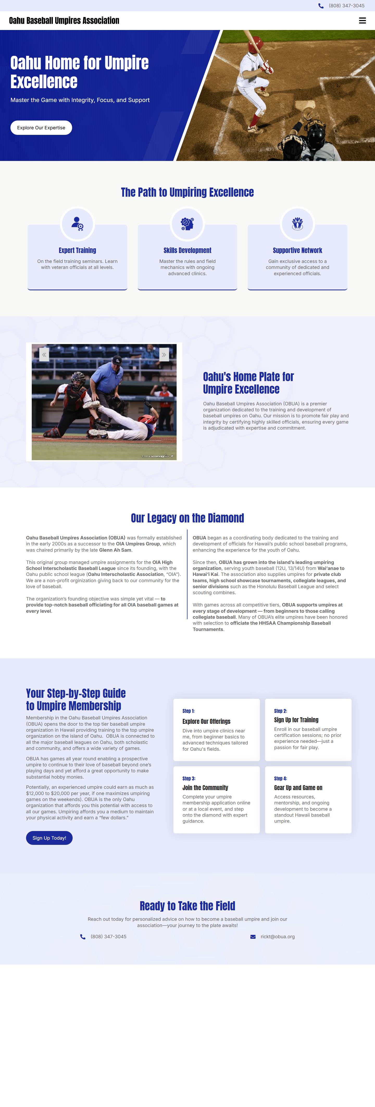 Homepage of OBUA